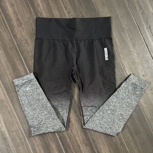 Gymshark Black and Gray Leggings